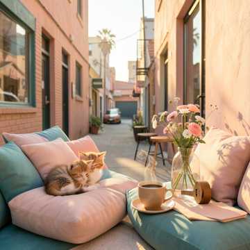 洛圣都街角猫咖-suno原创