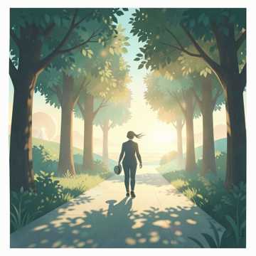 阳光漫过树影-suno原创