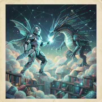 AI骑士与数据恶龙-suno原创