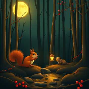 小松鼠的月光约定-suno原创