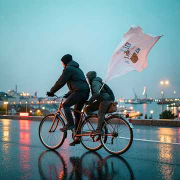 单车后座的晚风-suno原创