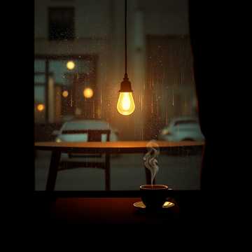 咖啡店躲雨记-suno原创