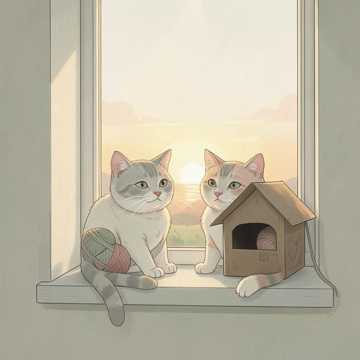 两只猫的一生-suno原创