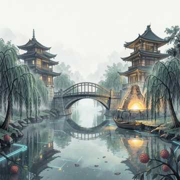 柳韵千年 词：鹤鸣-suno原创