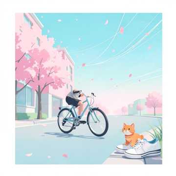 春天的蹦跑-suno原创